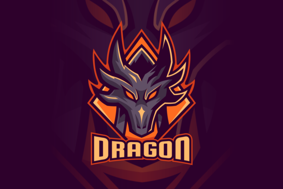Dragon Esport Gaming Logo Design