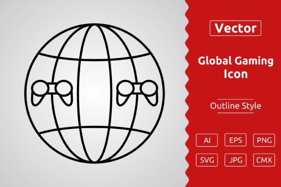 Explore Vector Global Gaming Outline Icons