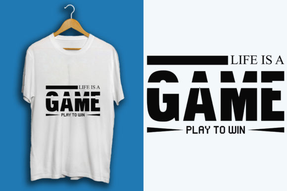 Gaming Gamer SVG Design: Life is a Game