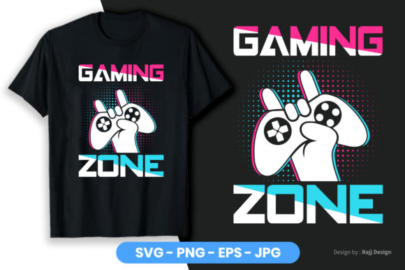 Gaming Zone Gamer T-Shirt Design: A Practical Resource for Print-on-Demand Stores