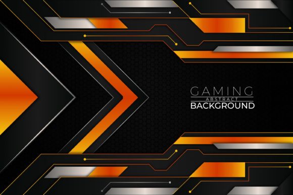 How a Gaming Background Orange Style Can Bring Dynamic Energy to Any Project
