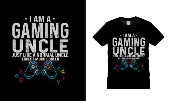 I Am a Gaming Uncle T-shirt Design: A Strategic Asset for Niche Identity and Brand Expression