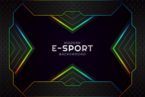 Modern Futuristic Gaming RGB Background: A Design Tool for Digital Expression