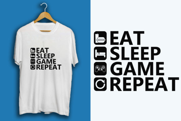 The Eat, Sleep, Gaming Gamer SVG Design: More Than Just a Meme