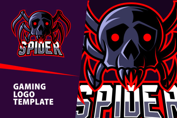 The Spider Skull Mascot: A Vector Template for Modern Gaming Identity