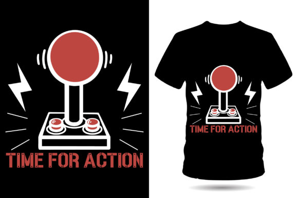 The Time for Action Gamer Gaming T-Shirt: A Modern Emblem of Passion and Practicality