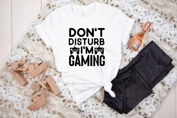 Unleash Creativity with the Don't Disturb I'm Gaming SVG Design
