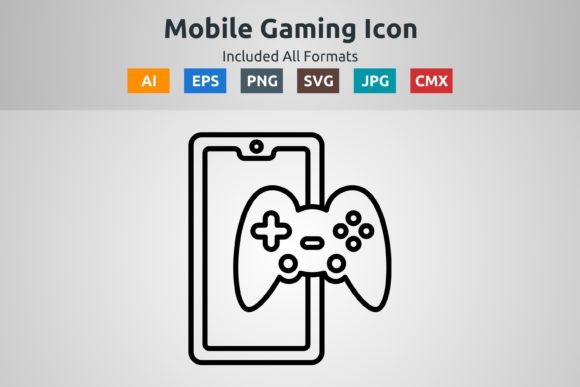 Unlocking Creativity with the Mobile Gaming Vector Outline Icon