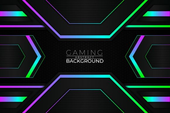 Unlocking Design Potential with Futuristic Gaming Background RGB Style Graphics